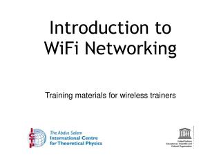 Introduction to WiFi Networking