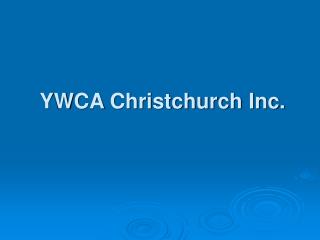 YWCA Christchurch Inc.