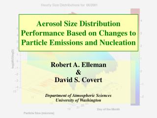 Aerosol Size Distribution Performance Based on Changes to Particle Emissions and Nucleation