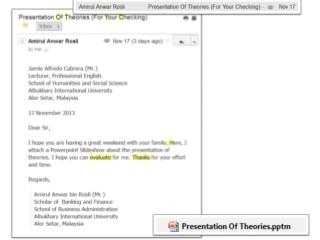 Presentation Of Theories