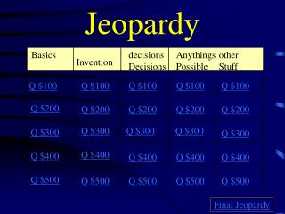 Jeopardy