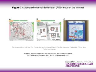 Figure 2 Automated external defibrillator (AED) map on the internet