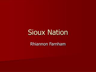 Sioux Nation
