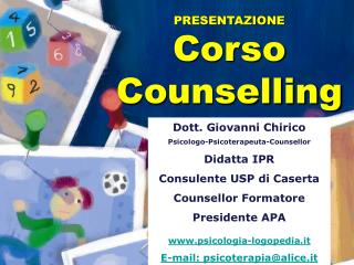 PRESENTAZIONE Corso Counselling