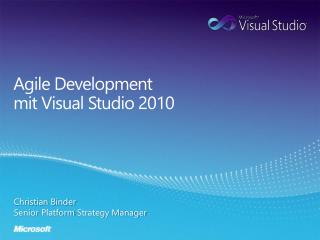 Agile Development mit Visual Studio 2010