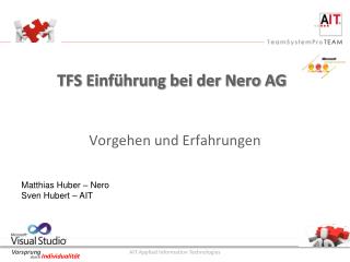 TFS Einführung bei der Nero AG