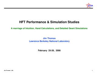 HFT Performance &amp; Simulation Studies