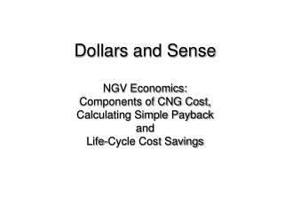 Components of CNG Cost
