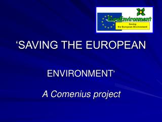 ‘SAVING THE EUROPEAN