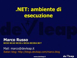 .NET: ambiente di esecuzione