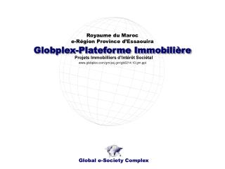 Globplex-Plateforme Immobilière