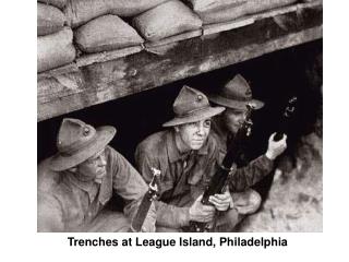 Trenches at League Island, Philadelphia