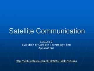 Satellite Communication