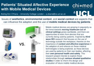 Patients ’ Situated Affective Experience with Mobile Medical Devices