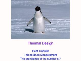 Thermal Design