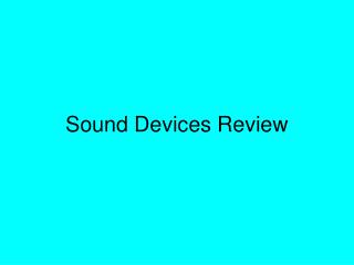 Sound Devices Review