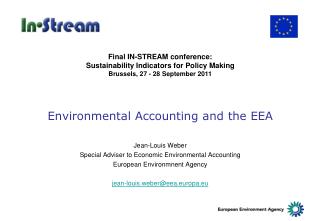 Environmental Accounting and the EEA