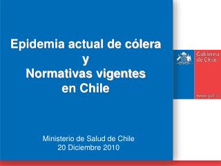 Ministerio de Salud de Chile 20 Diciembre 2010