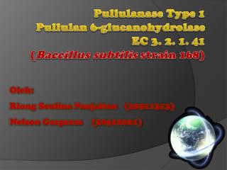 Pullulanase Type 1 Pullulan 6-glucanohydrolase EC 3. 2. 1. 41 ( Baccillus subtilis strain 168)