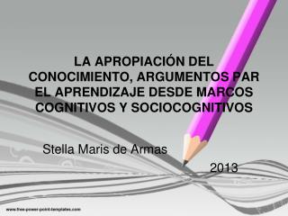 Stella Maris de Armas 2013