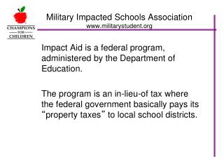 Military Impacted Schools Association militarystudent