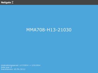 MMA708-H13-21030