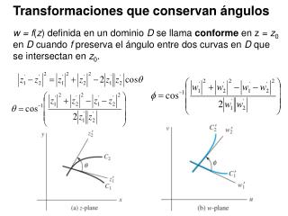 Transformaciones que conservan ángulos