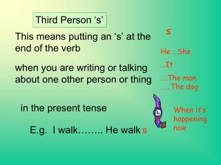 Third Person ‘s’