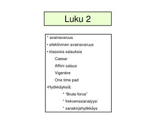 Luku 2