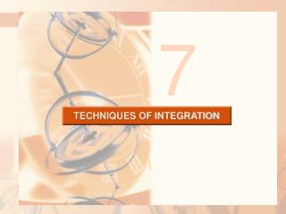 TECHNIQUES OF INTEGRATION