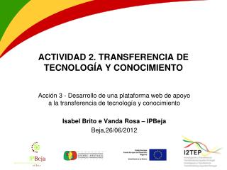 ACTIVIDAD 2. TRANSFERENCIA DE TECNOLOGÍA Y CONOCIMIENTO