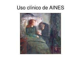 Uso clínico de AINES
