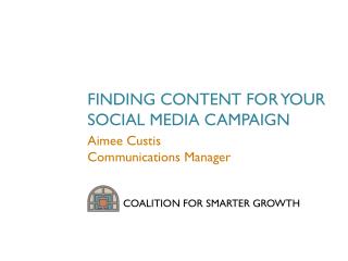 Coalition for Smarter Growth