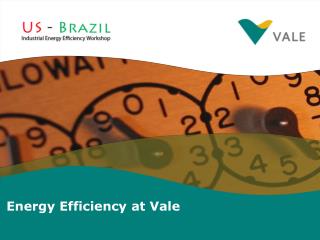 Energy Efficiency at Vale