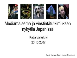 Mediamaisema ja viestintätutkimuksen nykytila Japanissa