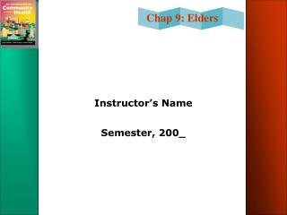 Instructor’s Name Semester, 200_