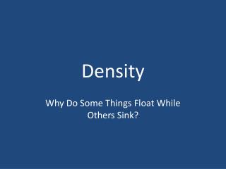 Density