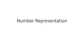 Number Representation