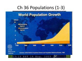 Ch 36 Populations (1-3)