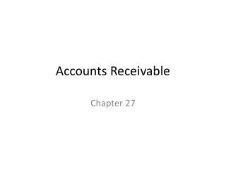 Accounts Receivable