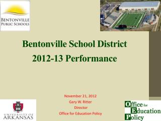 Bentonville School District 2012-13 Performance