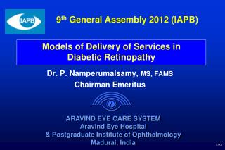 9 th General Assembly 2012 (IAPB)