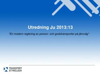 Utredning Ju 2013:13