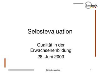 Selbstevaluation