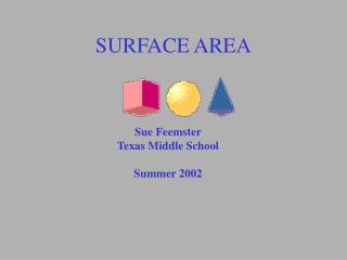 SURFACE AREA