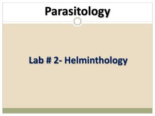 Parasitology