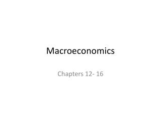 Macroeconomics