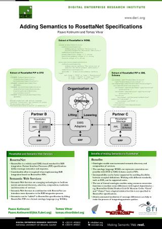 Adding Semantics to RosettaNet Specifications