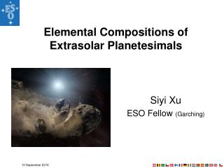 Elemental Compositions of Extrasolar Planetesimals