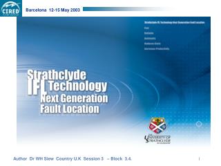 University of Strathclyde Department of Electronic and Electrical Engineering